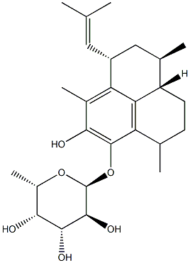 a-L-Galactopyranoside,(3R,7S,9R,9aS)-2,3,7,8,9,9a-hexahydro-5-hydroxy-3,6,9-trimethyl-7-(2-methyl-1-propen-1-yl)-1H-phenalen-4-yl6-deoxy-