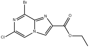 8-Bromo-6-chloro-imidazo[1,2-a]pyrazine-2-carboxylic acid ethyl ester