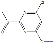 4-氯-6-甲氧基-2-(甲亚磺酰基)嘧啶