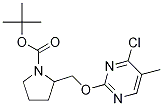 2-(4-氯-5-甲基-嘧啶-2-基氧基甲基)-吡咯烷-1-羧酸叔丁基酯