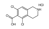 6-Isoquinolinecarboxylic acid, 5,7-dichloro-1,2,3,4-tetrahydro-, hydrochloride (1:1)