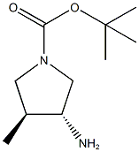 TERT-BUTYL (3R,4S)-3-AMINO-4-METHYLPYRROLIDINE-1-CARBOXYLATE