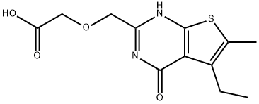 Acetic acid, 2-[(5-ethyl-1,4-dihydro-6-methyl-4-oxothieno[2,3-d]pyrimidin-2-yl)methoxy]-