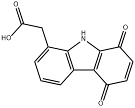 1H-Carbazole-8-acetic acid, 4,9-dihydro-1,4-dioxo-