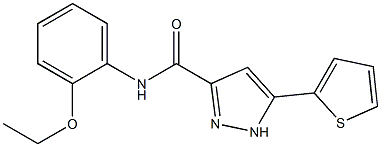 N-(2-ethoxyphenyl)-5-thiophen-2-yl-1H-pyrazole-3-carboxamide