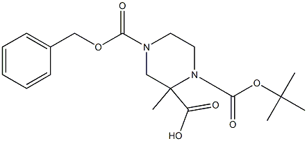 N-1-BOC-4-CBZ-2-哌嗪羧酸甲酯