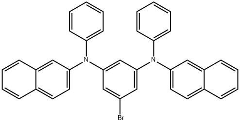 5-bromo-N1, N3-di(naphthalen-2-yl)-N1, N3-diphenylbenzene-1,3-diamine