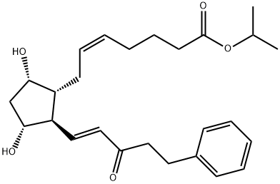 5-Heptenoic acid, 7-[(1R,2R,3R,5S)-3,5-dihydroxy-2-[(1E)-3-oxo-5-phenyl-1-penten-1-yl]cyclopentyl]-, 1-methylethyl ester, (5Z)-