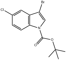 tert-butyl 3-bromo-5-chloro-1H-indole-1-carboxylate