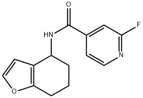 2-fluoro-N-(4,5,6,7-tetrahydro-1-benzofuran-4-yl)pyridine-4-carboxamide