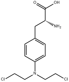 Alanine, 3-[p-[bis(2-chloroethyl)amino]phenyl]-, D- (8CI)