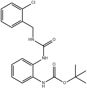 Carbamic acid, N-[2-[[[[(2-chlorophenyl)methyl]amino]carbonyl]amino]phenyl]-, 1,1-dimethylethyl ester