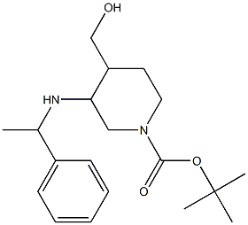 1-Boc-3-(1-苯基乙基氨基)-4-哌啶甲醇