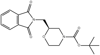 4-Morpholinecarboxylic acid, 2-[(1,3-dihydro-1,3-dioxo-2H-isoindol-2-yl)methyl]-, 1,1-dimethylethyl ester, (2S)-