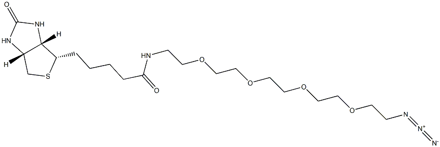 N-(14-Azido-3,6,9,12-tetraoxatetradecyl)-5-((3aS,4S,6aR)-2-oxohexahydro-1H-thieno[3,4-d]imidazol-4-yl)pentanamide