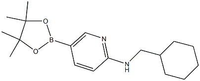 2-(CYCLOHEXYLMETHYLAMINO)PYRIDINE-5-BORONIC ACID PINACOL ESTER