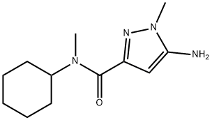 1H-Pyrazole-3-carboxamide, 5-amino-N-cyclohexyl-N,1-dimethyl-