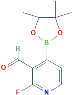 2-fluoro-4-(4,4,5,5-tetramethyl-1,3,2-dioxaborolan-2-yl)pyridine-3-carbaldehyde