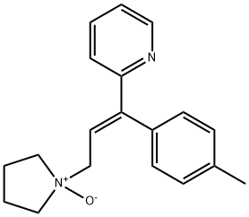 Pyridine, 2-[(1E)-1-(4-methylphenyl)-3-(1-oxido-1-pyrrolidinyl)-1-propen-1-yl]-