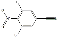 3-溴-5-氟-4-硝基苯甲腈