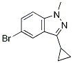 5-Bromo-3-cyclopropyl-1-methylindazole