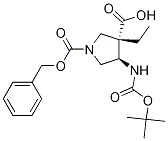(3S,4R)-1-Benzyl3-ethyl4-(tert-butoxycarbonylaMino)pyrrolid -ine-1,3-dicarboxylate