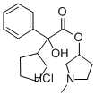 1-Methyl-3-(a-cyclopentylmandeloyloxy)pyrrolidinehydrochloride