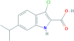 3-Chloro-6-(1-methylethyl)-1H-indole-2-carboxylic Acid