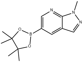 1-甲基-5-(4,4,5,5-四甲基-1,3,2-二氧硼杂环戊烷-2-基)-1H-吡唑并[3,4-b]吡啶