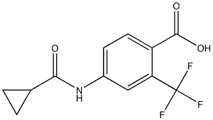 4-[(Cyclopropylcarbonyl)aMino]-2-(trifluoroMethyl)benzoic Acid