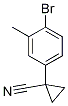 1-(4-BroMo-3-Methylphenyl)cyclopropane-1-carbonitrile