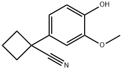 Cyclobutanecarbonitrile, 1-(4-hydroxy-3-methoxyphenyl)-