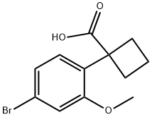 1-(4-Bromo-2-methoxyphenyl)cyclobutanecarboxylic acid