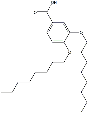 3,4-Bis(octyloxy)benzoic acid