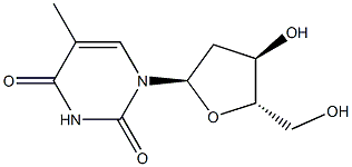 1-((2R,4R,5S)-4-hydroxy-5-(hydroxymethyl)tetrahydrofuran-2-yl)-5-methylpyrimidine-2,4(1H,3H)-dione