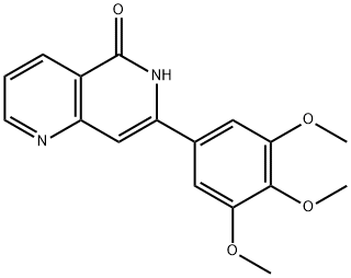 1,6-Naphthyridin-5(6H)-one, 7-(3,4,5-trimethoxyphenyl)-