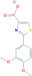 2-(3,4-Dimethoxyphenyl)-1,3-thiazole-4-carboxylicacid