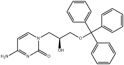 (S)-4-氨基-1-(2-羟基-3-(三苯甲基氧基)丙基)嘧啶-2(1H) - 酮