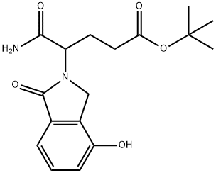 4-CARBAMOYL-4-(4-HYDROXY-1-OXO-1,3-DIHYDRO-ISOINDOL-2-YL)-BUTYRIC ACID TERT-BUTYL ESTER