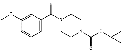 1-Piperazinecarboxylic acid, 4-(3-methoxybenzoyl)-, 1,1-dimethylethyl ester