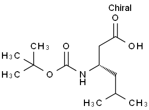 (S)-3-((叔丁氧基羰基)氨基)-5-甲基己酸