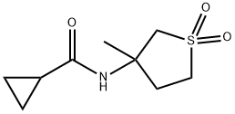 N-(3-methyl-1,1-dioxo-1lambda6-thiolan-3-yl)cyclo propanecarboxamide