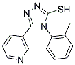 4-(2-METHYLPHENYL)-5-PYRIDIN-3-YL-4H-1,2,4-TRIAZOLE-3-THIOL