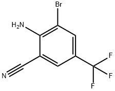 2-氨基-3-溴-5-(三氟甲基)苯甲腈