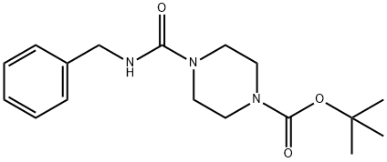 1-Piperazinecarboxylic acid, 4-[[(phenylmethyl)amino]carbonyl]-, 1,1-dimethylethyl ester