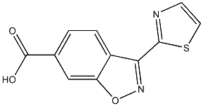 3-Thiazol-2-Yl-Benzo[D]Isoxazole-6-Carboxylic Acid