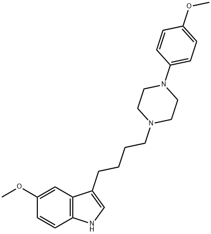 1H-Indole, 5-methoxy-3-[4-[4-(4-methoxyphenyl)-1-piperazinyl]butyl]-