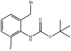 2-Amino-3-fluorobenzyl bromide, N-BOC protected