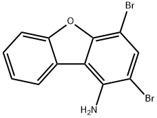 1-Dibenzofuranamine, 2,4-dibromo-