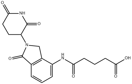 Pentanoic acid, 5-[[2-(2,6-dioxo-3-piperidinyl)-2,3-dihydro-1-oxo-1H-isoindol-4-yl]amino]-5-oxo-